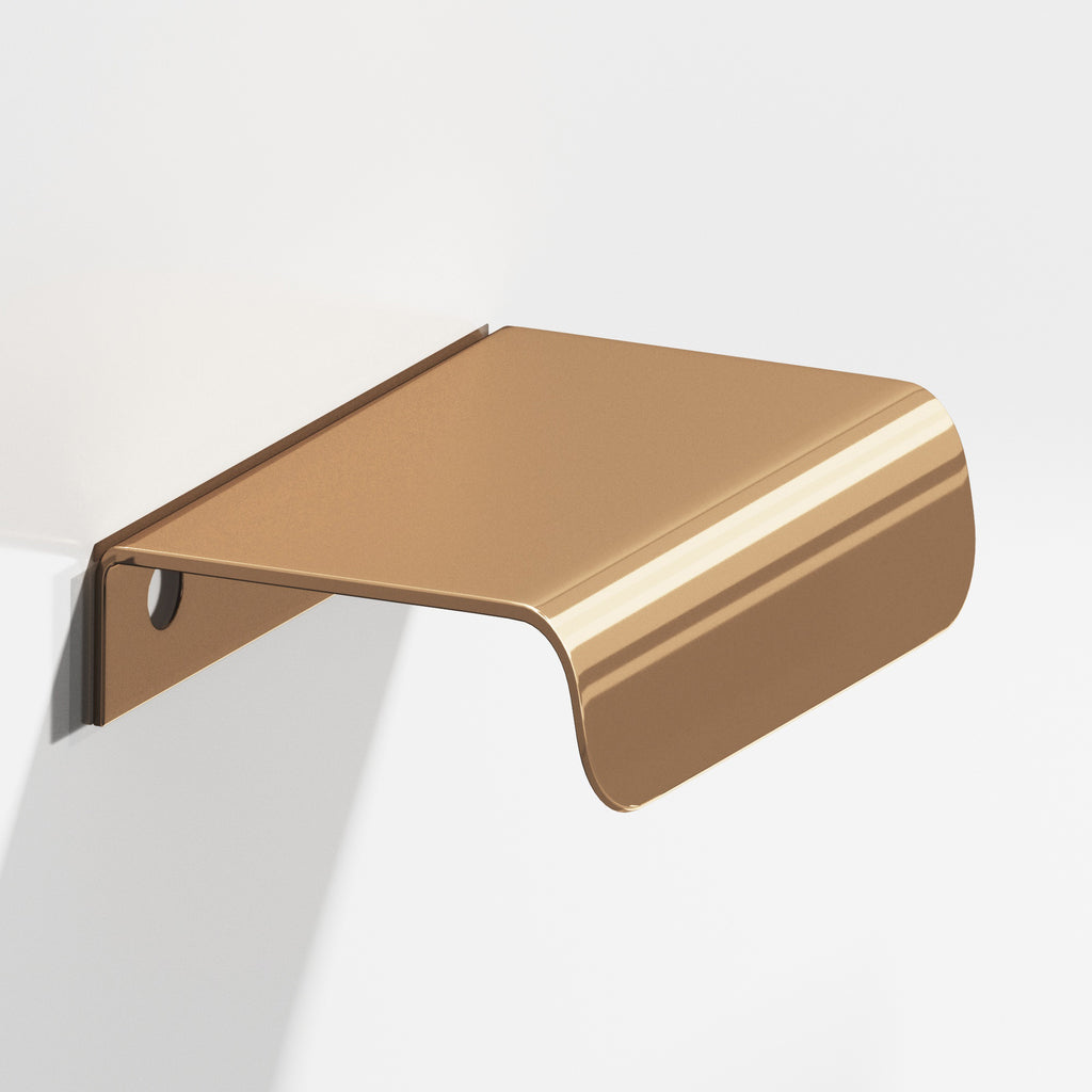 Colonial Bronze Series 708 1.5" Edge Pull With Rounded Lip Polished Bronze / 1.5"