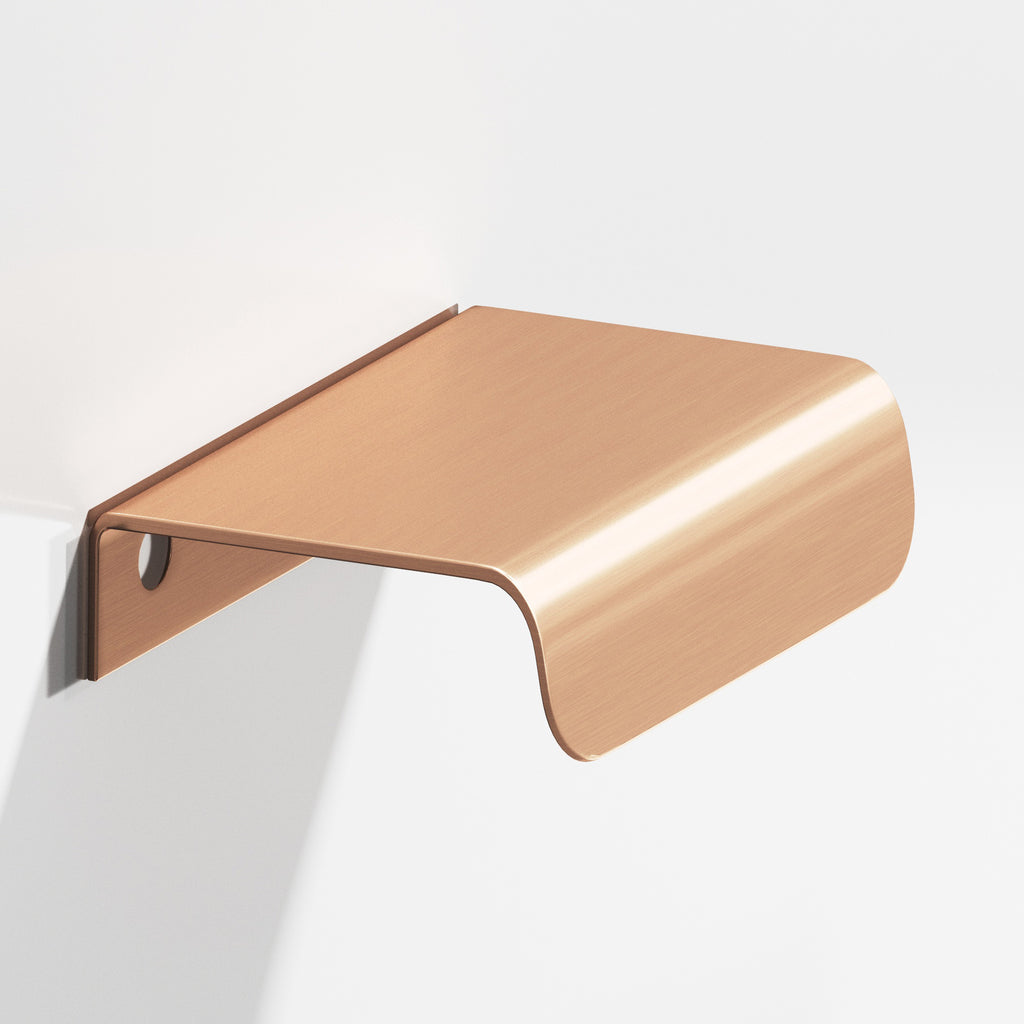 Colonial Bronze Series 708 1.5" Edge Pull With Rounded Lip Satin Bronze / 1.5"