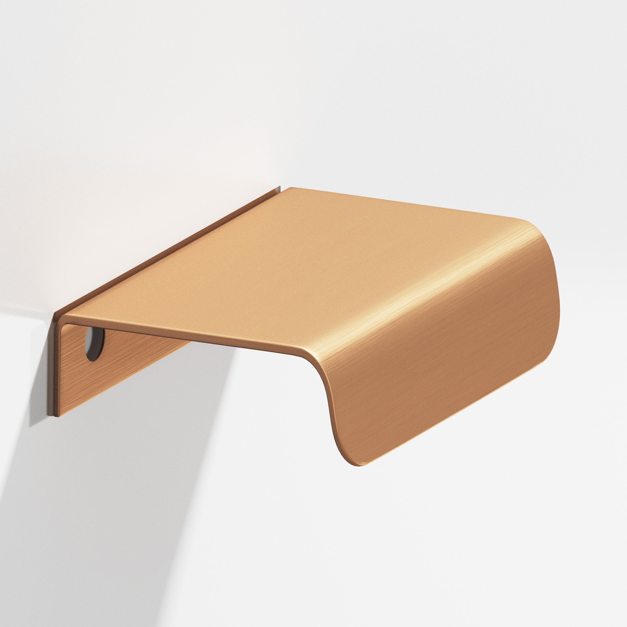 Colonial Bronze Series 708 1.5" Edge Pull With Rounded Lip Matte Satin Bronze / 1.5"