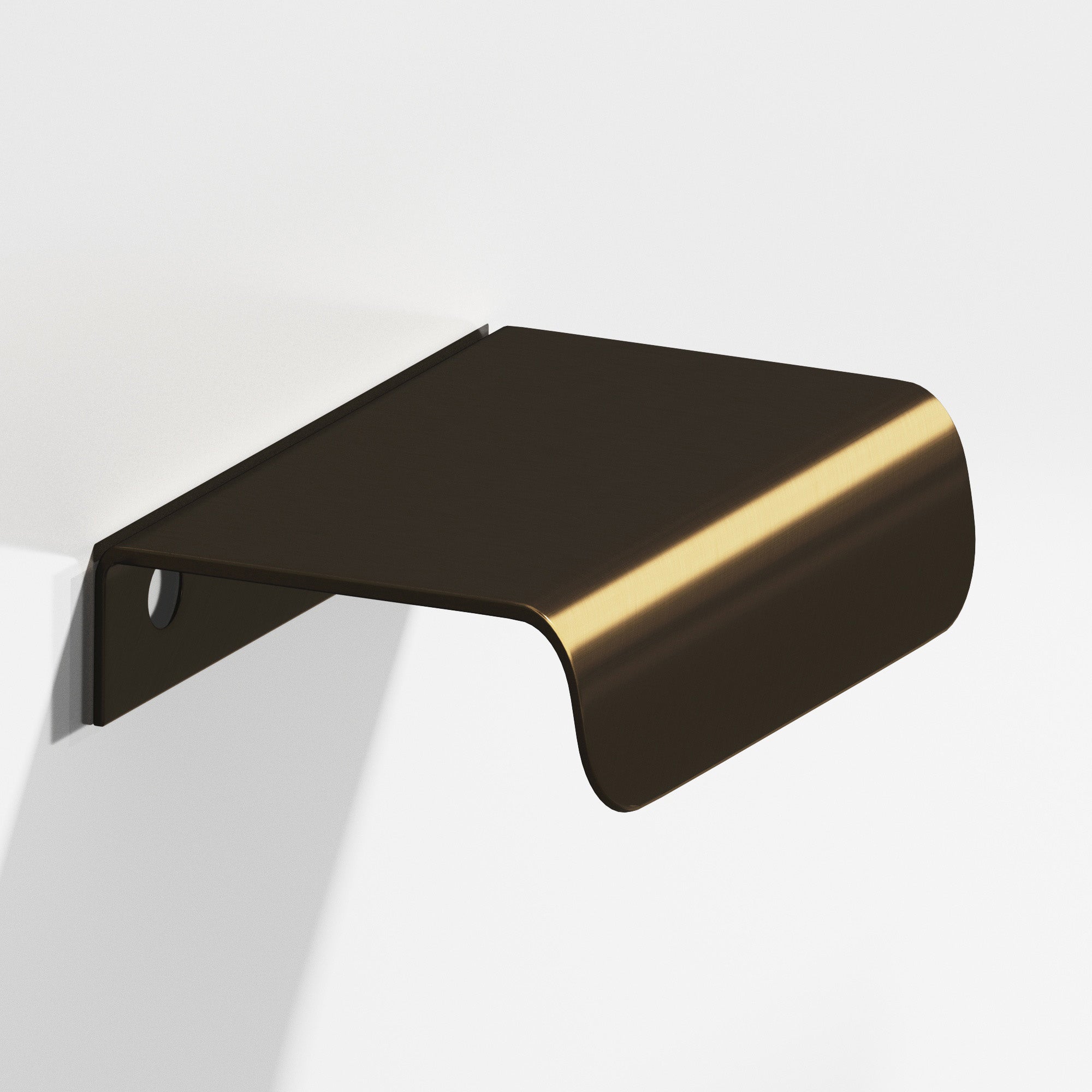 Colonial Bronze Series 708 1.5" Edge Pull With Rounded Lip Oil Rubbed Bronze / 1.5"