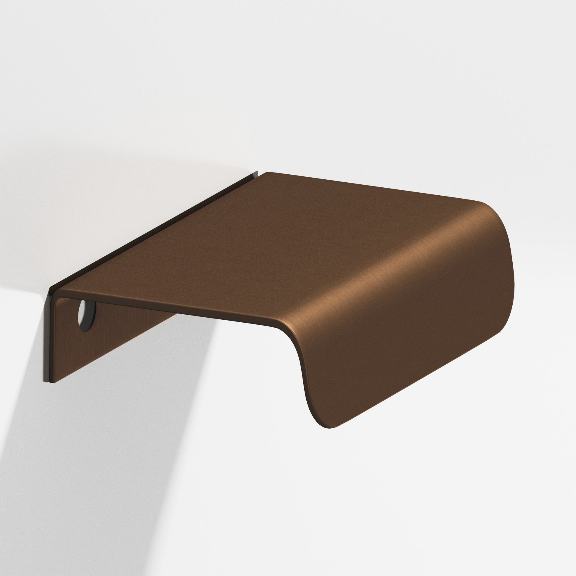 Colonial Bronze Series 708 1.5" Edge Pull With Rounded Lip Matte Oil Rubbed Bronze / 1.5"