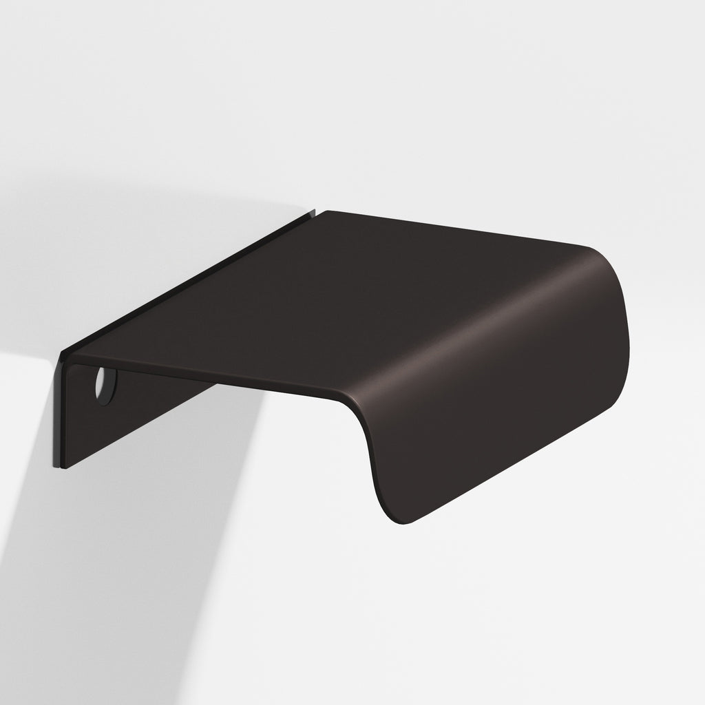 Colonial Bronze Series 708 1.5" Edge Pull With Rounded Lip Matte Dark Statuary Bronze / 1.5"