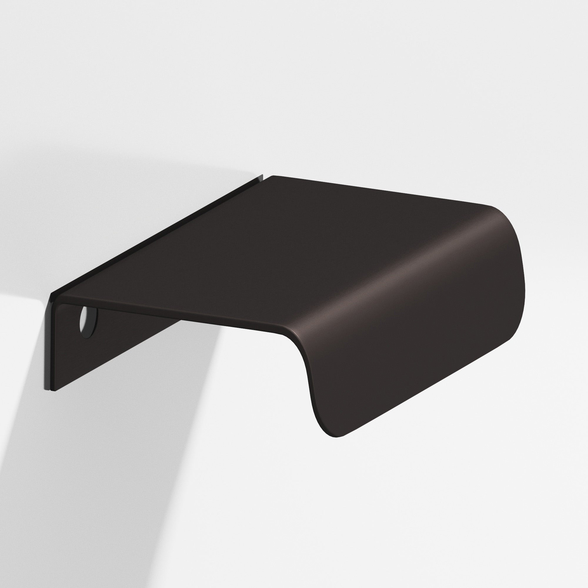 Colonial Bronze Series 708 2.5" Edge Pull With Rounded Lip Matte Dark Statuary Bronze / 2.5"