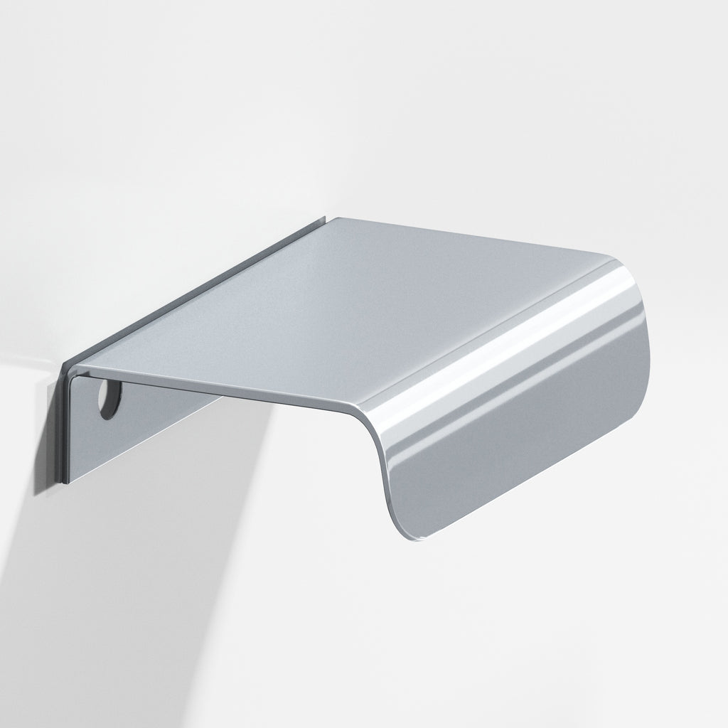 Colonial Bronze Series 708 1.5" Edge Pull With Rounded Lip Polished Chrome / 1.5"