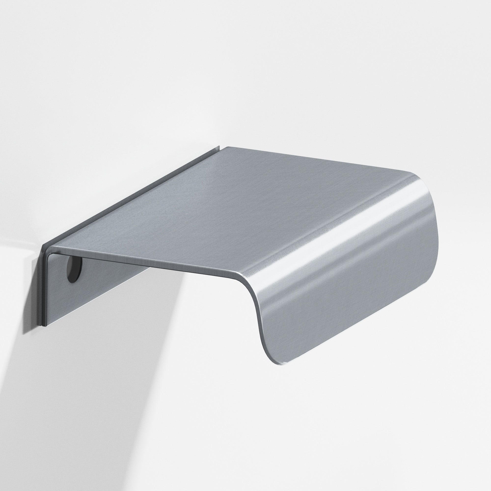 Colonial Bronze Series 708 2.5" Edge Pull With Rounded Lip Satin Chrome / 2.5"