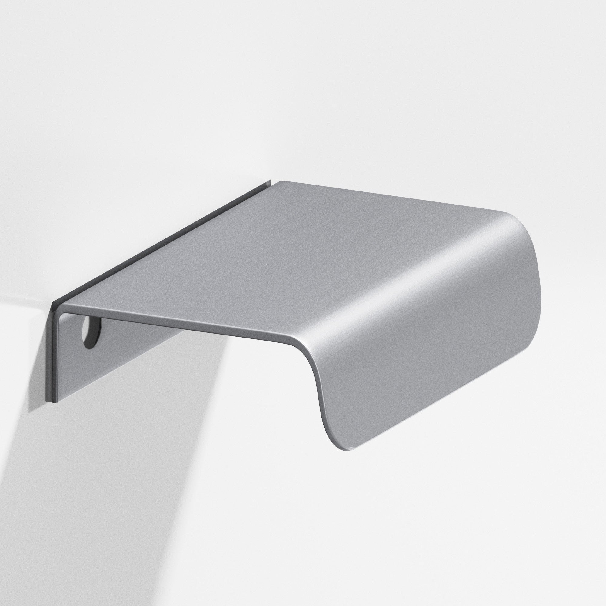 Colonial Bronze Series 708 1.5" Edge Pull With Rounded Lip Matte Satin Chrome / 1.5"