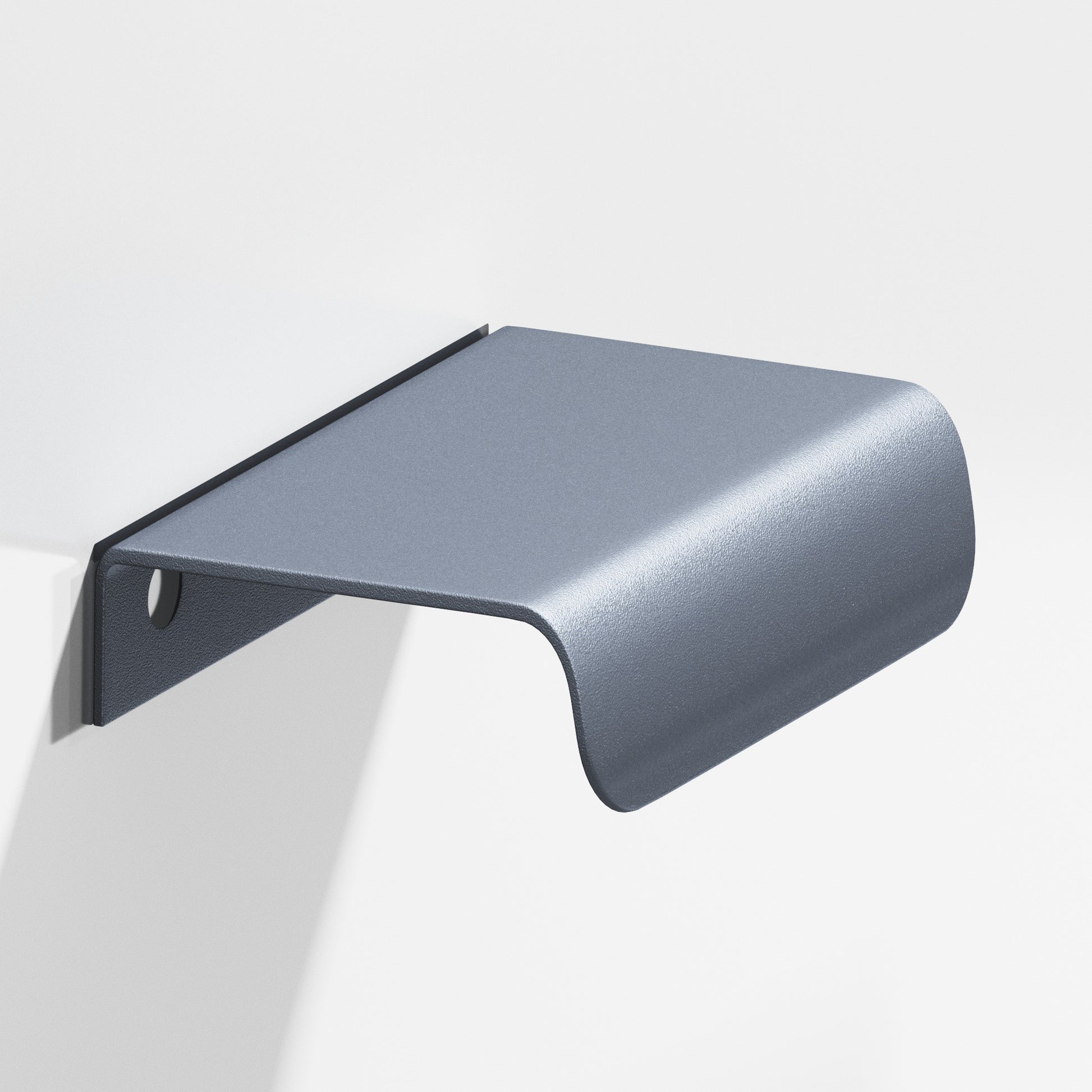 Colonial Bronze Series 708 2.5" Edge Pull With Rounded Lip Frost Chrome™ / 2.5"