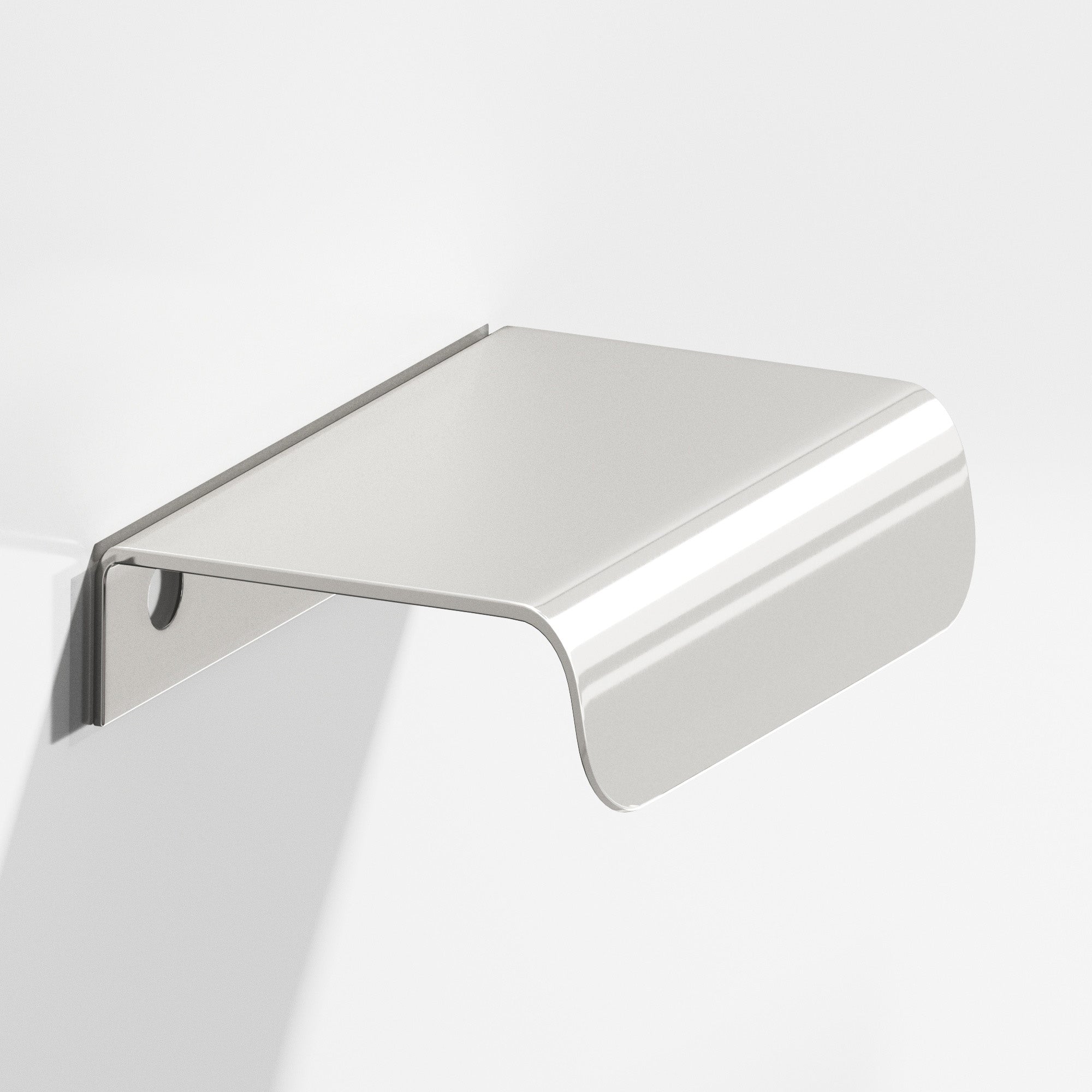 Colonial Bronze Series 708 2.5" Edge Pull With Rounded Lip Polished Nickel / 2.5"