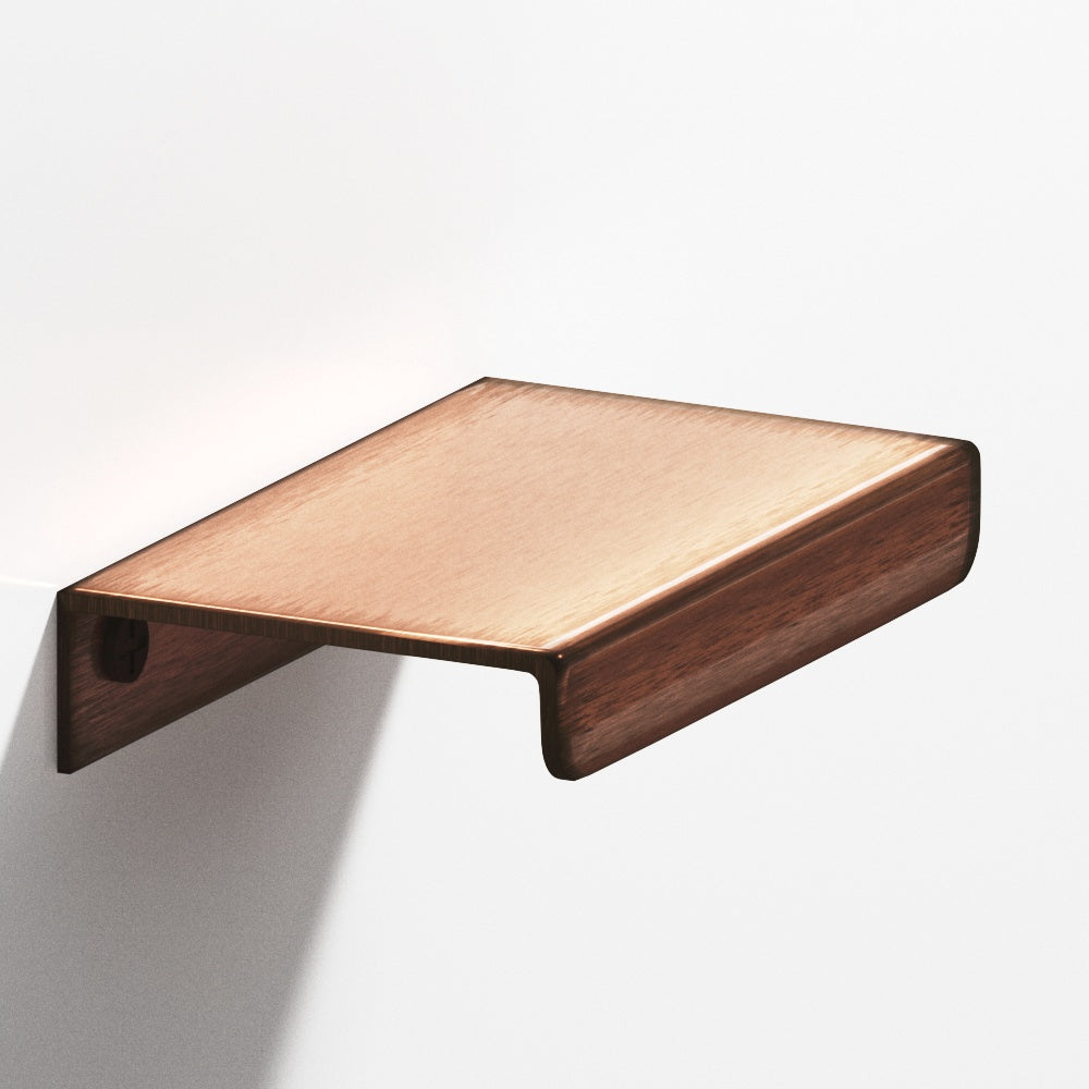 Colonial Bronze Series 710 5" Edge Pull With Straight Lip Antique Copper / 5"