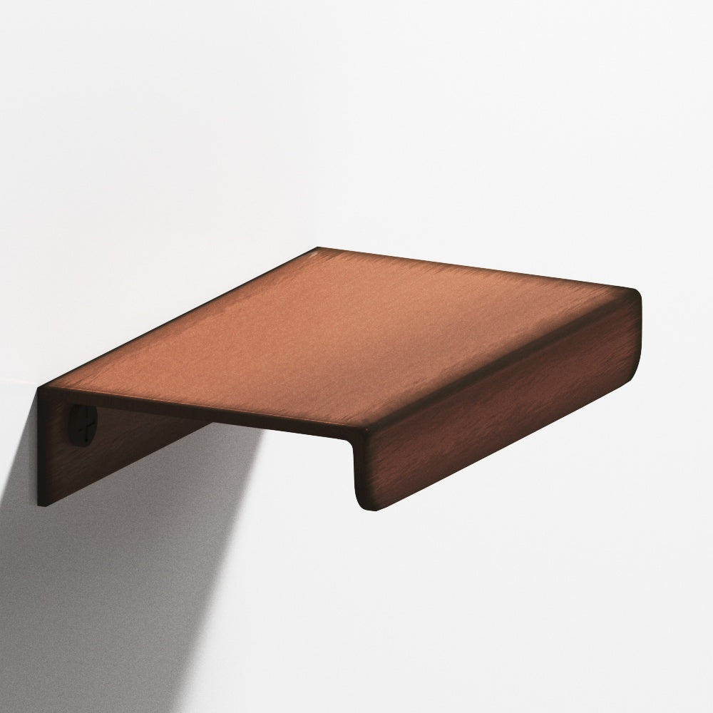 Colonial Bronze Series 710 12" Edge Pull With Straight Lip Matte Antique Copper / 12"