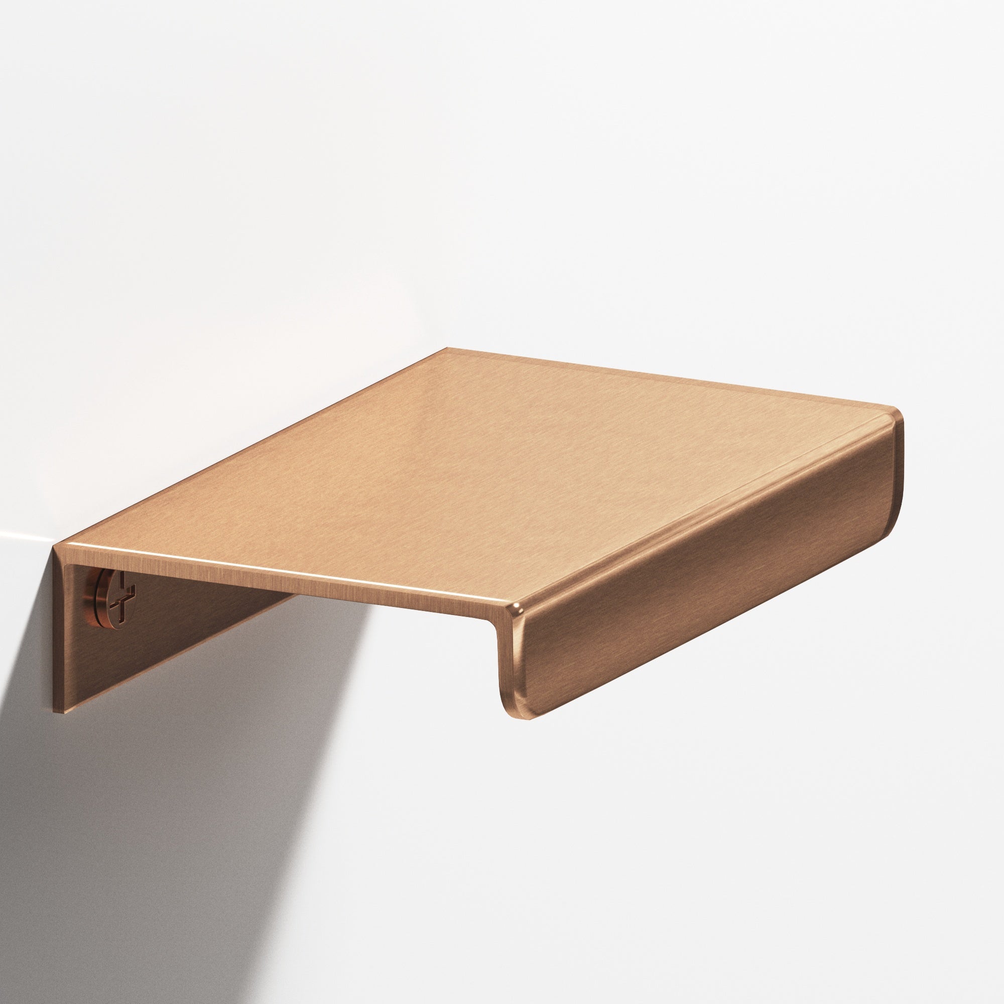 Colonial Bronze Series 710 12" Edge Pull With Straight Lip Satin Bronze / 12"