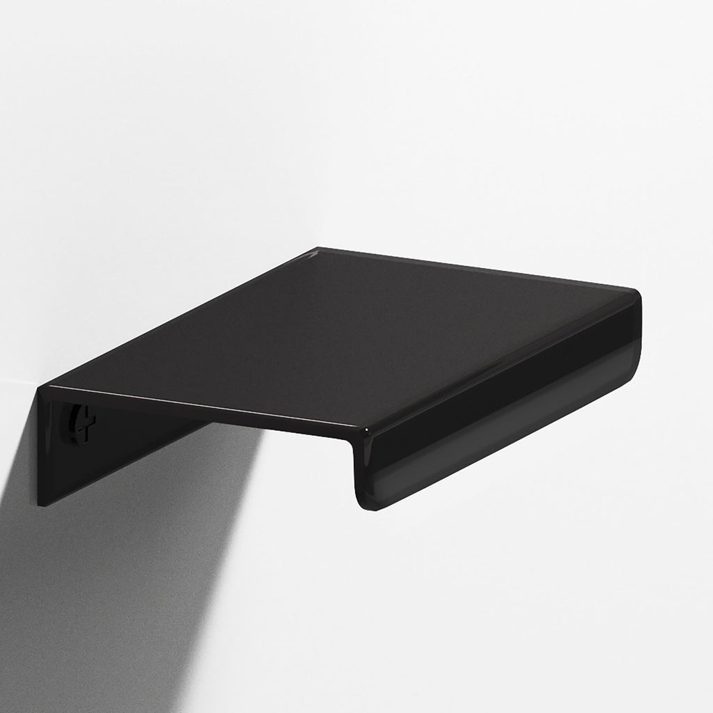 Colonial Bronze Series 710 24" Edge Pull With Straight Lip Satin Black / 24"