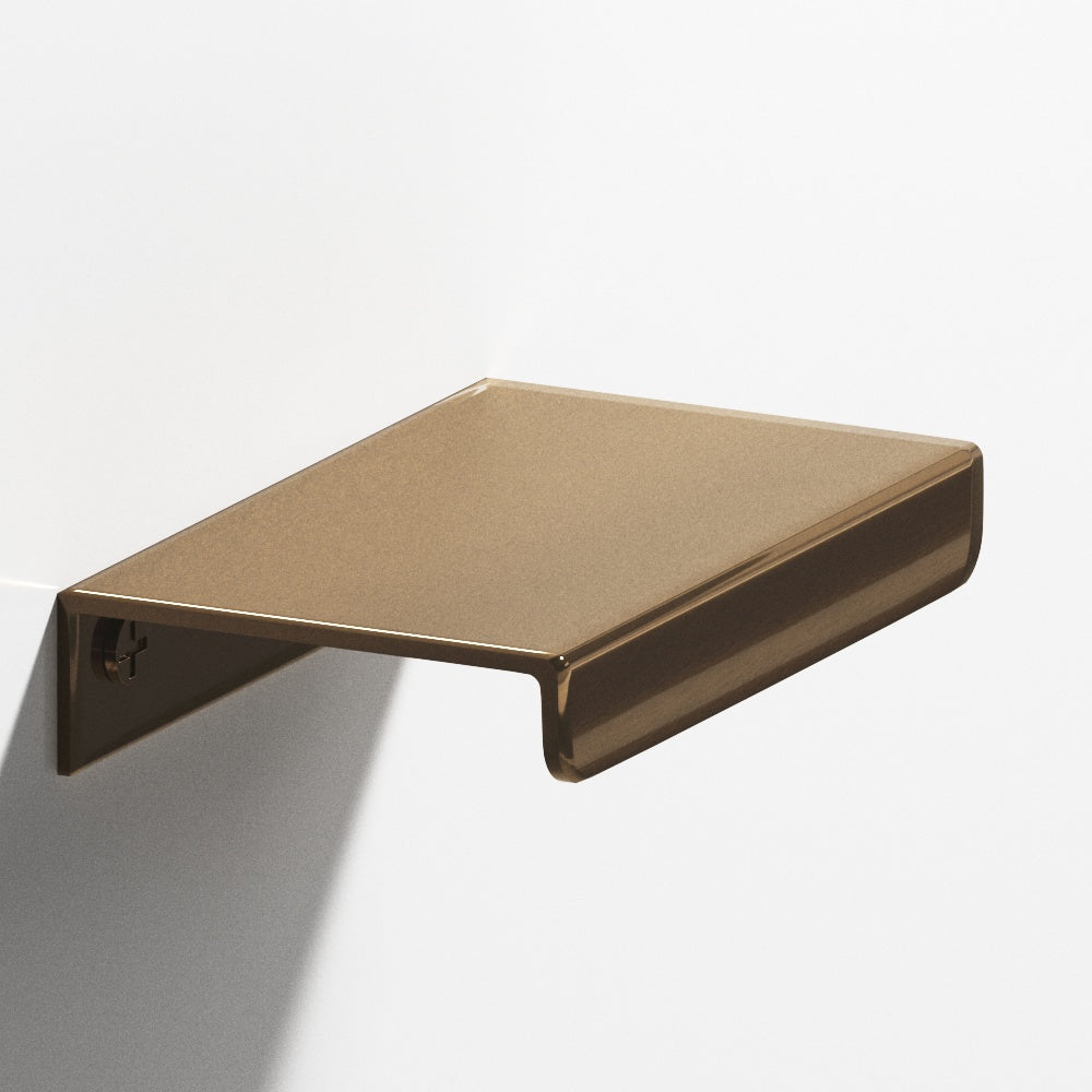 Colonial Bronze Series 710 2.5" Edge Pull With Straight Lip Light Statuary Bronze / 2.5"