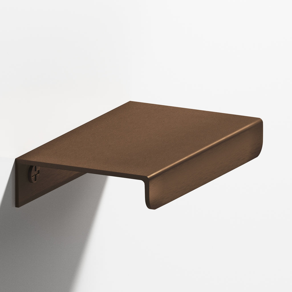Colonial Bronze Series 710 4" Edge Pull With Straight Lip Matte Oil Rubbed Bronze / 4"