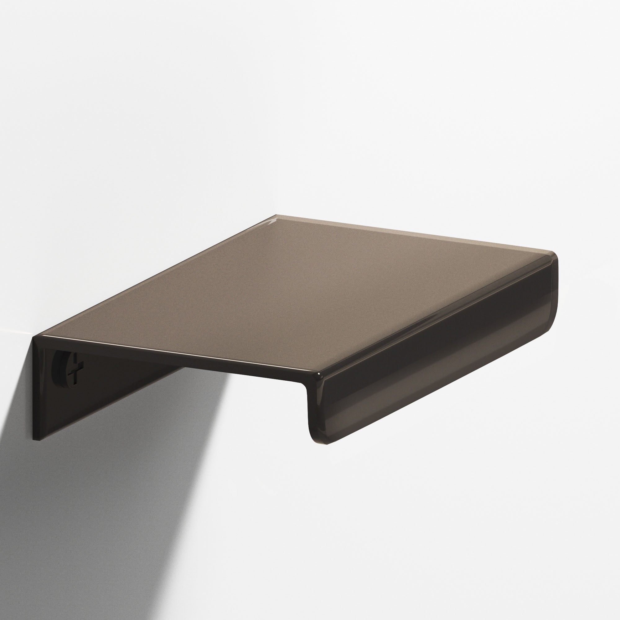 Colonial Bronze Series 710 2.5" Edge Pull With Straight Lip Dark Statuary Bronze / 2.5"