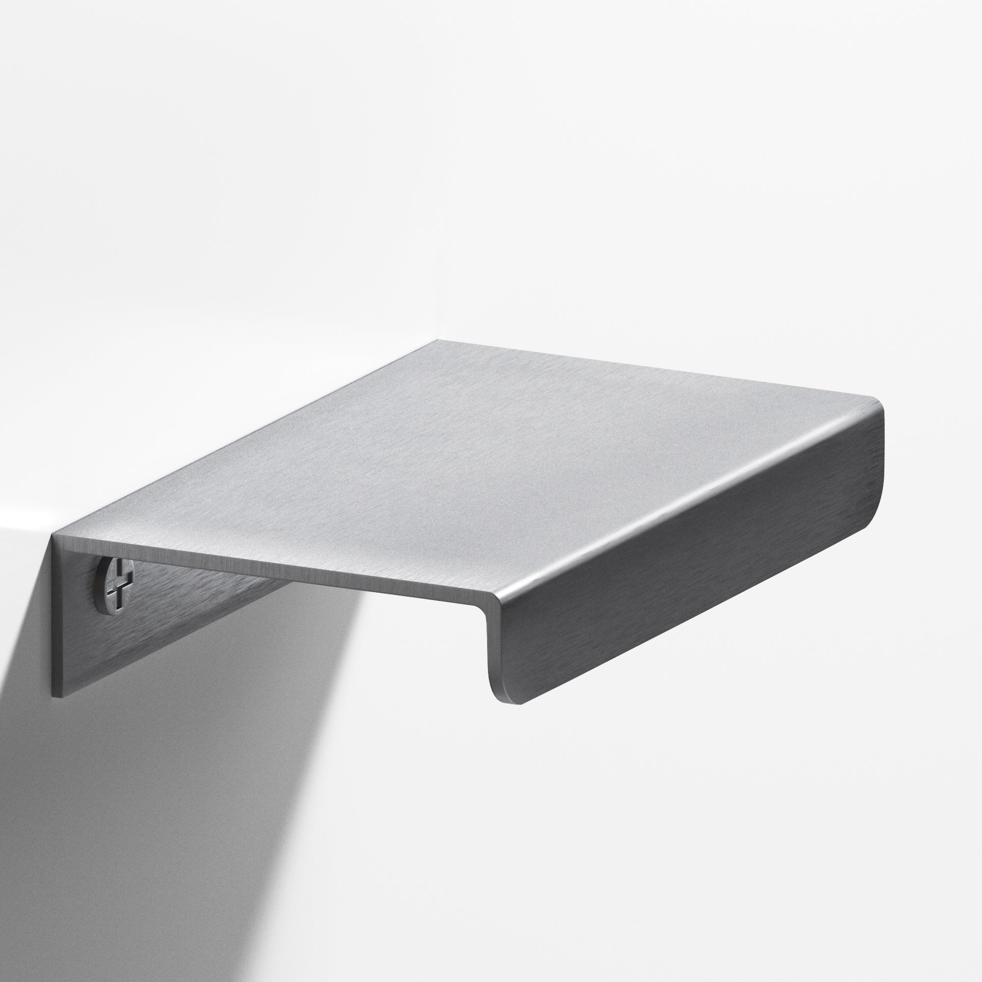 Colonial Bronze Series 710 5" Edge Pull With Straight Lip Matte Satin Chrome / 5"