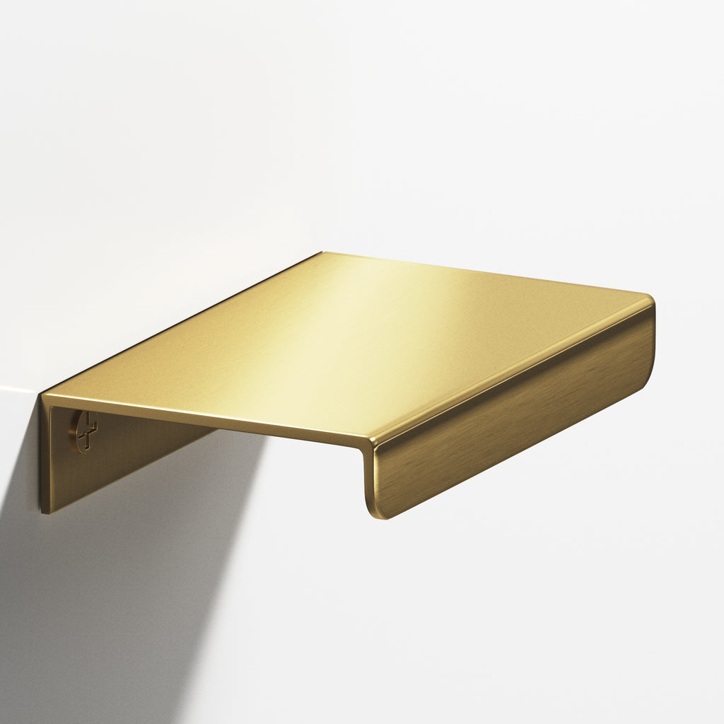 Colonial Bronze Series 710 24" Edge Pull With Straight Lip Satin Brass / 24"