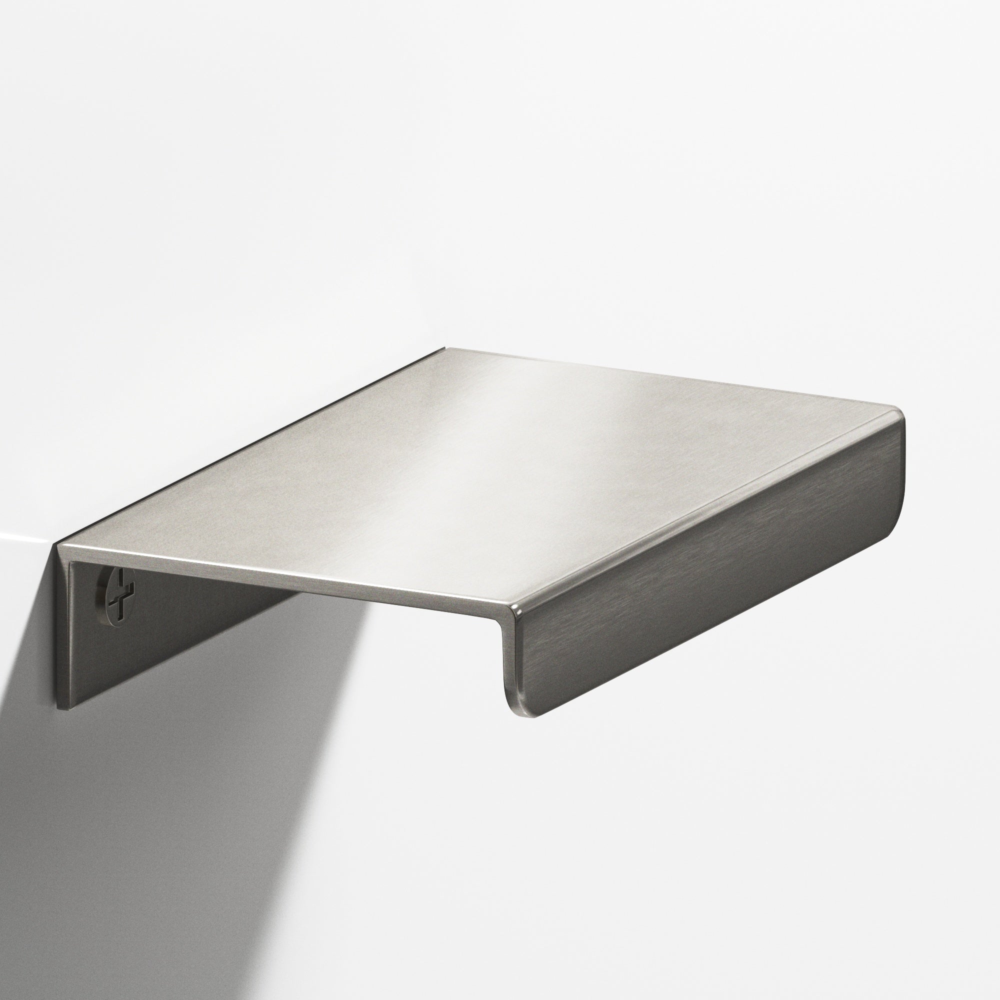 Colonial Bronze Series 710 5" Edge Pull With Straight Lip Nickel Stainless / 5"