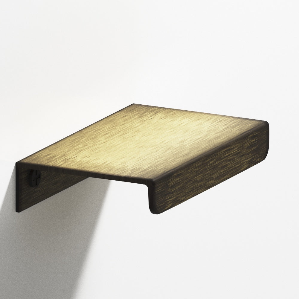 Colonial Bronze Series 710 5" Edge Pull With Straight Lip Matte Antique Satin Brass / 5"