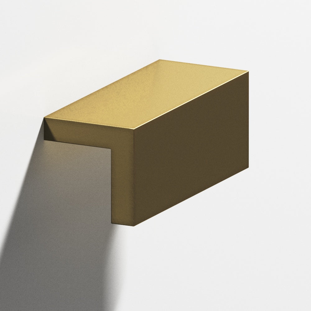 Colonial Bronze Series 712 16" L-Shaped Cabinet Edge Pull Antique Bronze / 16"