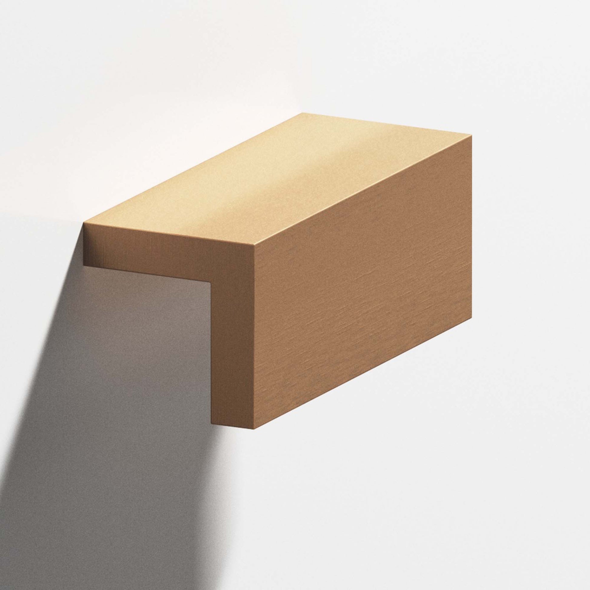 Colonial Bronze Series 712 1.5" L-Shaped Cabinet Edge Pull Matte Satin Bronze / 1.5"