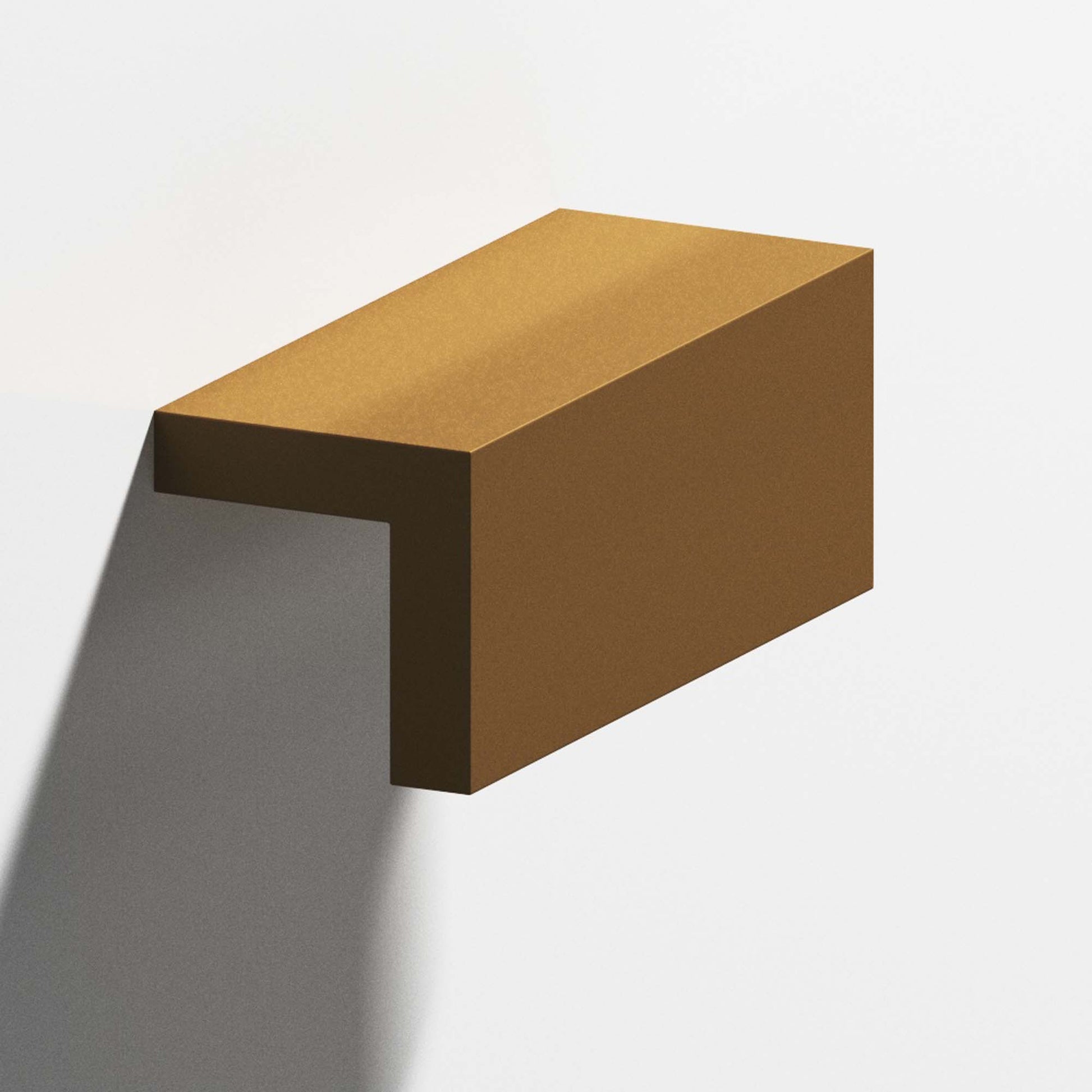 Colonial Bronze Series 712 12" L-Shaped Cabinet Edge Pull Matte Light Statuary Bronze / 12"