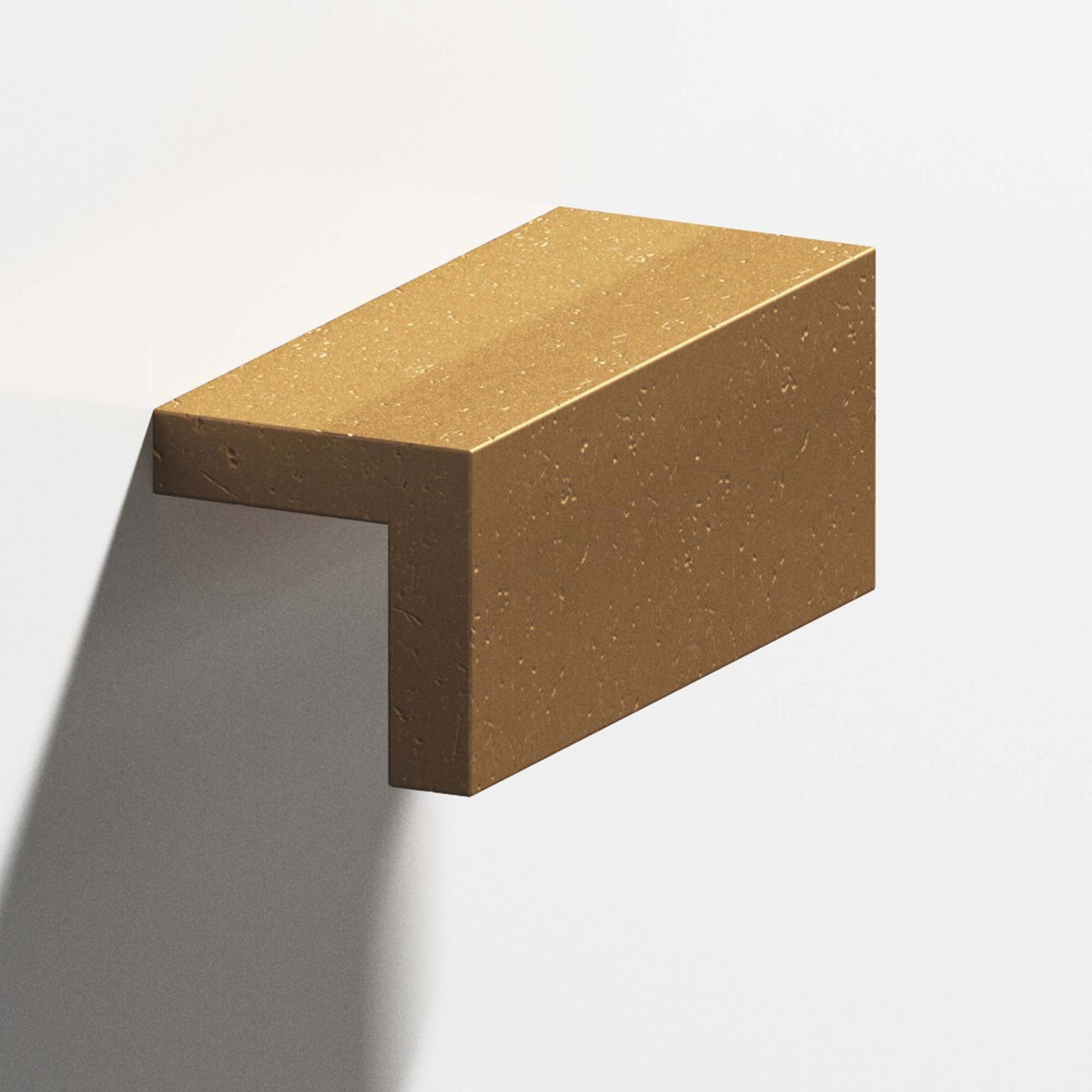 Colonial Bronze Series 712 6" L-Shaped Cabinet Edge Pull Distressed Light Statuary Bronze / 6"