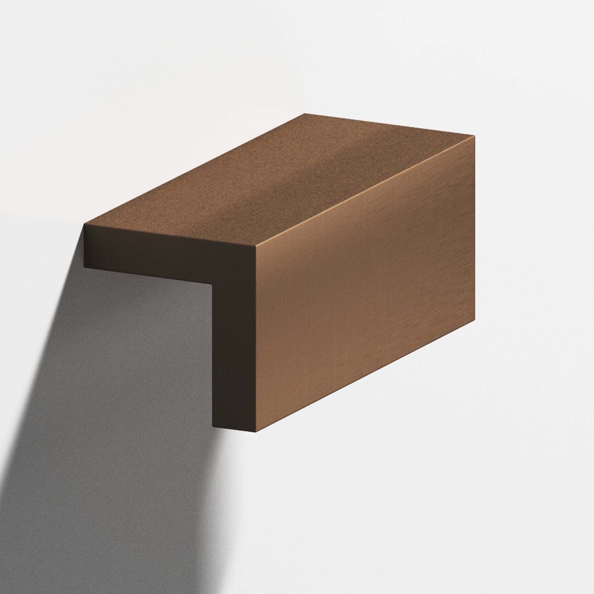 Colonial Bronze Series 712 8" L-Shaped Cabinet Edge Pull Matte Oil Rubbed Bronze / 8"