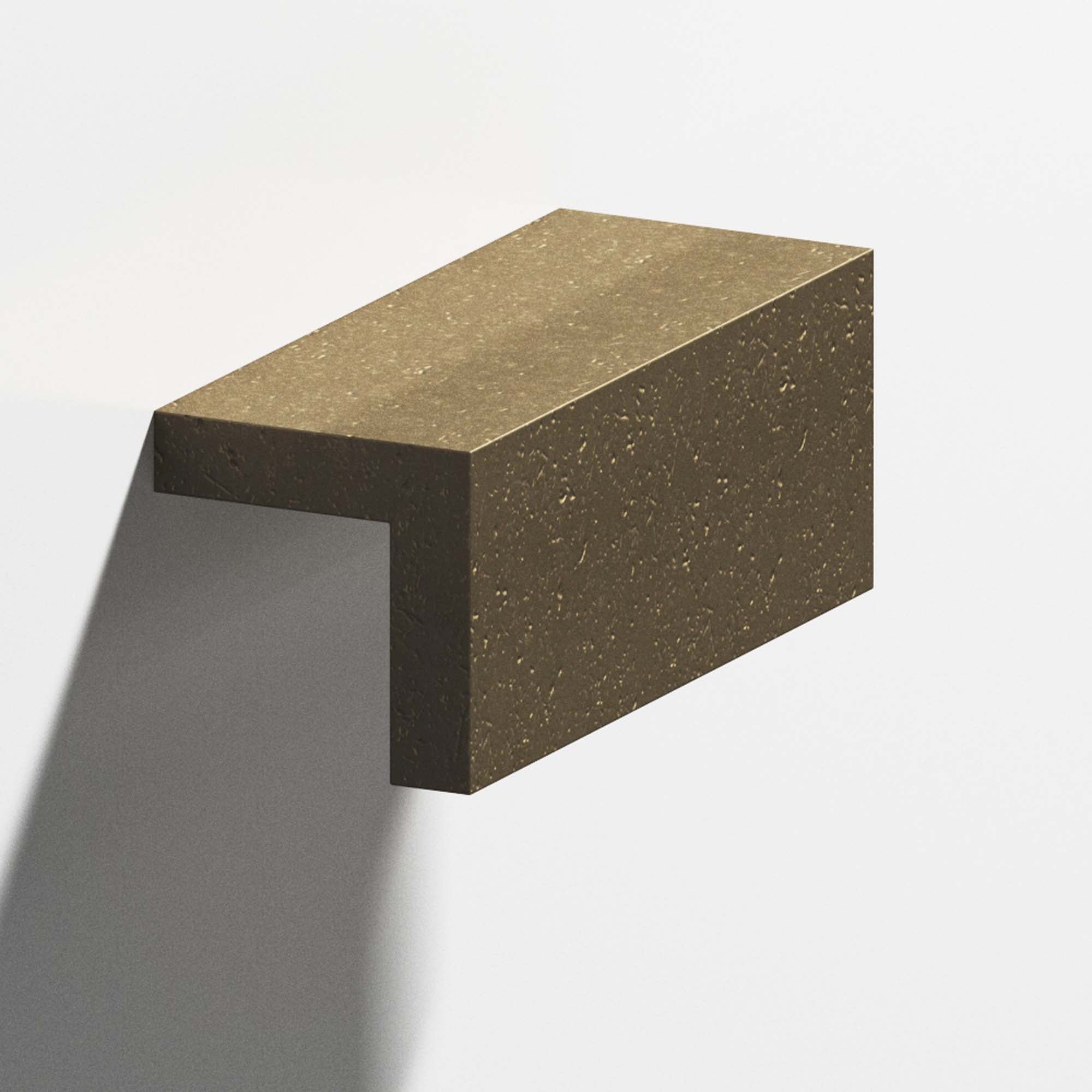 Colonial Bronze Series 712 16" L-Shaped Cabinet Edge Pull Distressed Oil Rubbed Bronze / 16"