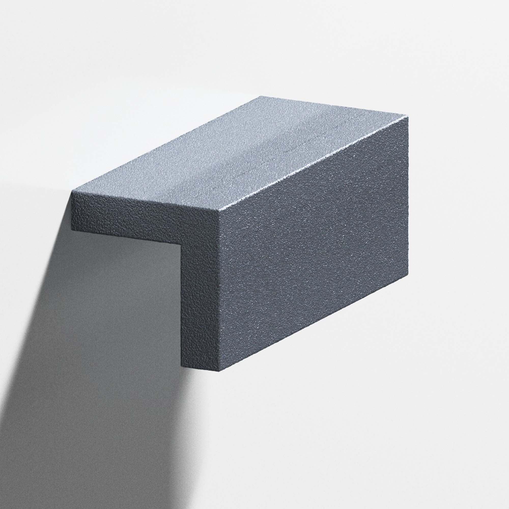 Colonial Bronze Series 712 1.5" L-Shaped Cabinet Edge Pull Frost Chrome™ / 1.5"