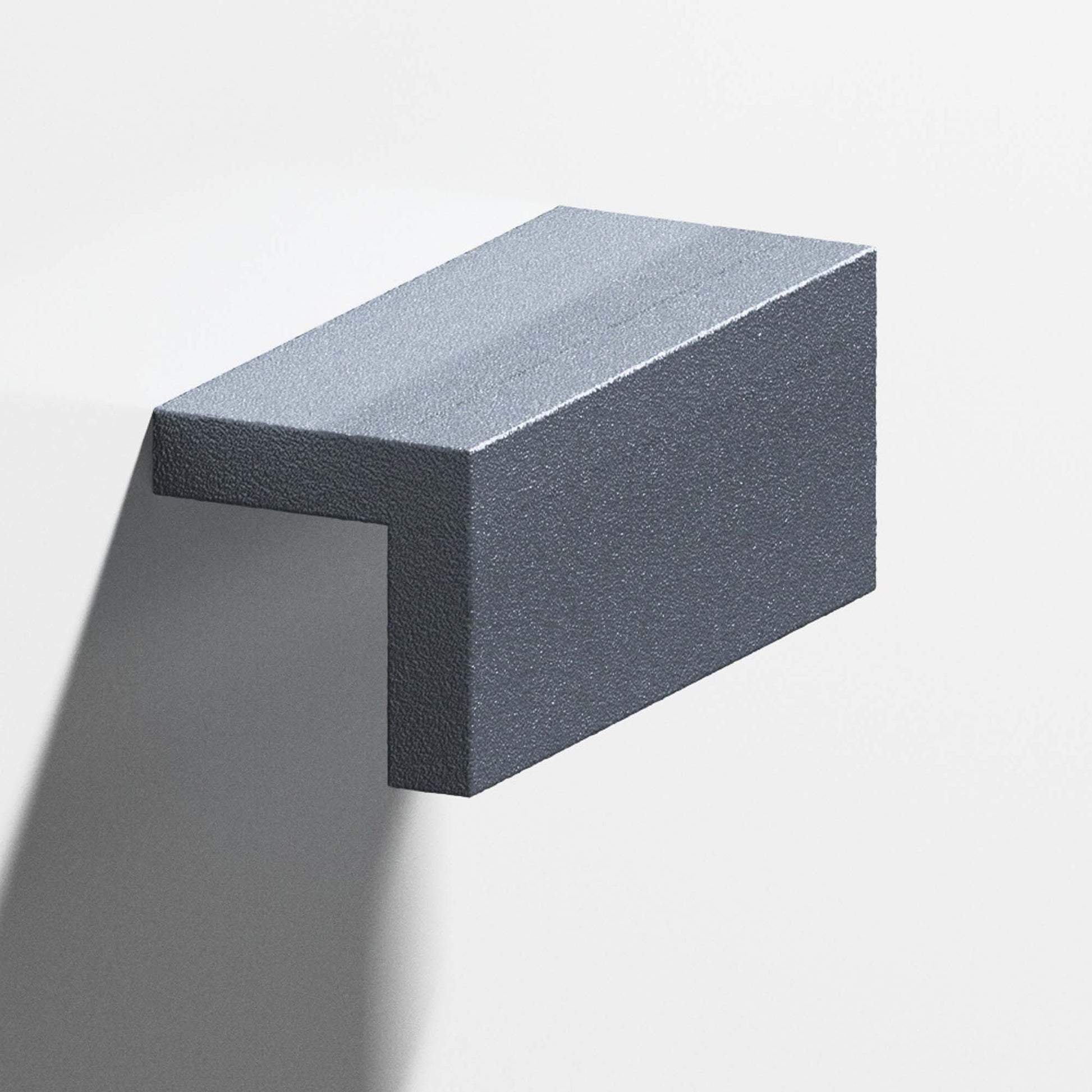 Colonial Bronze Series 712 8" L-Shaped Cabinet Edge Pull Frost Chrome™ / 8"