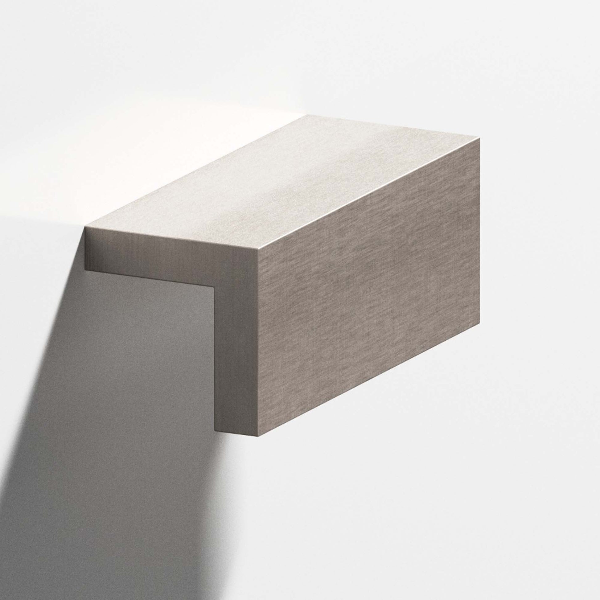 Colonial Bronze Series 712 5" L-Shaped Cabinet Edge Pull Matte Satin Nickel / 5"