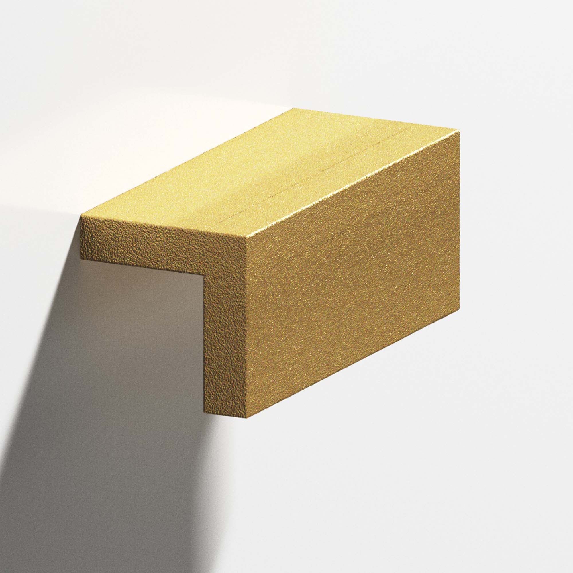 Colonial Bronze Series 712 12" L-Shaped Cabinet Edge Pull Frost Brass™ / 12"