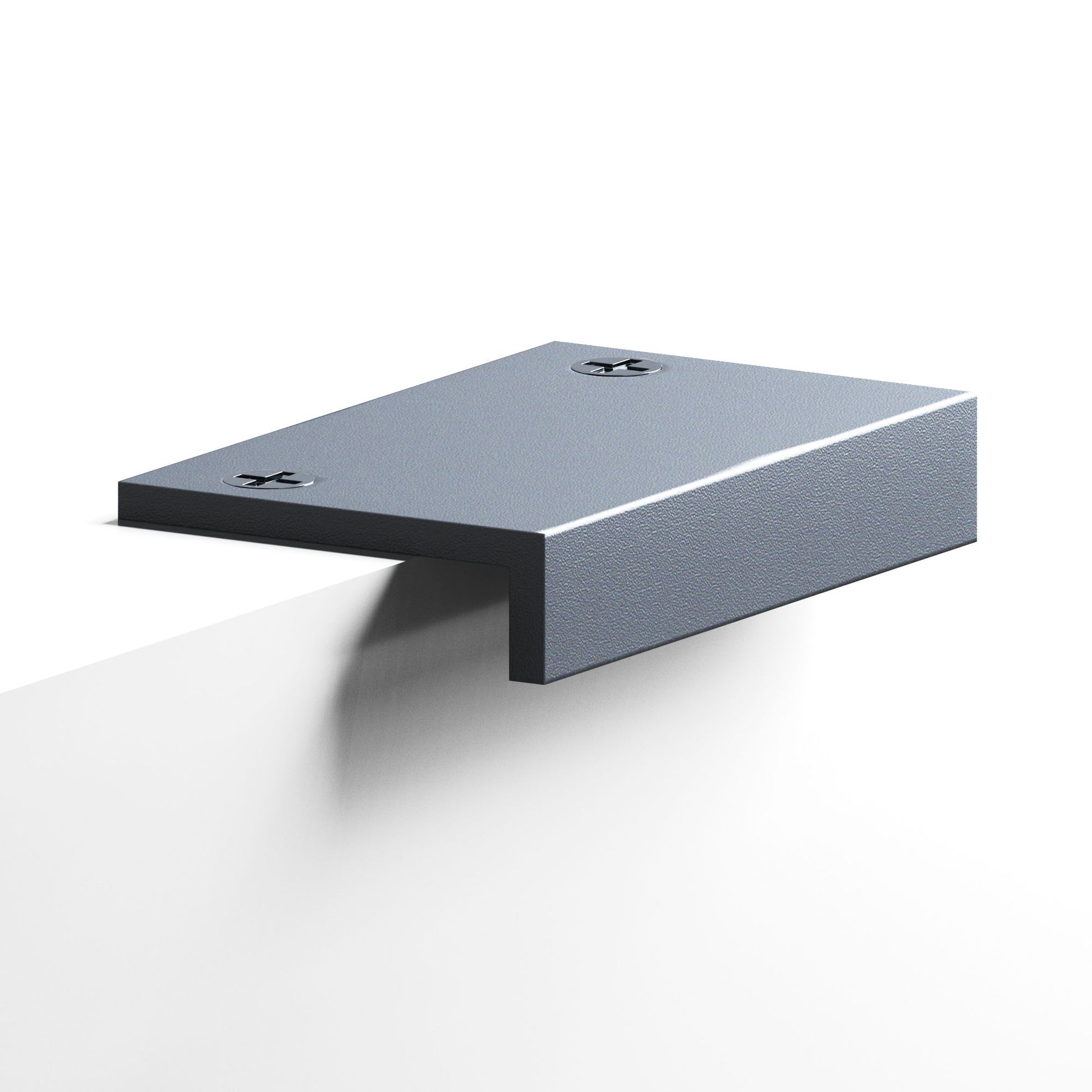 Colonial Bronze Series 713 4" L-Shaped Edge Pull With Exposed Finished Screws Frost Chrome™ / 4"