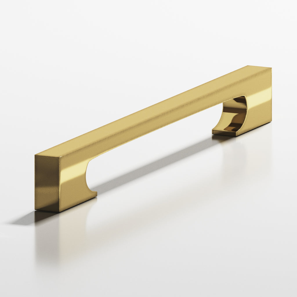 Colonial Bronze Series 732 12" Rectangular Appliance Pull With Rectangular Scalloped Legs Antique Bronze / 12"