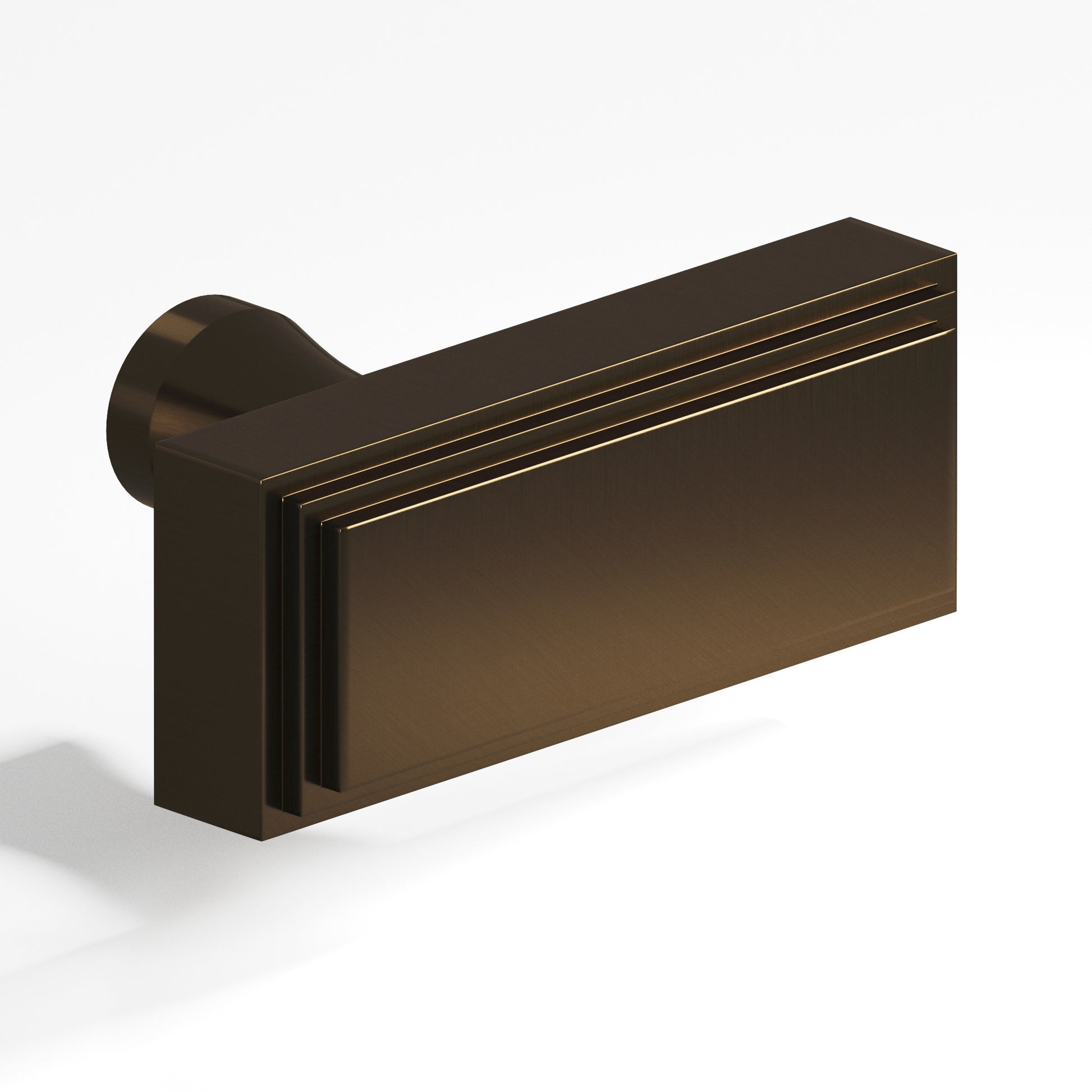 Colonial Bronze Series 940 2" Rectangular Stepped Cabinet T-Knob With Flared Post Oil Rubbed Bronze / 2"