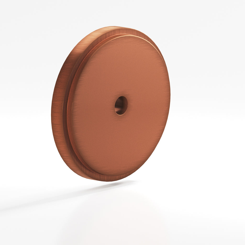 Colonial Bronze Series 9622 1.75" Round Stepped Backplate Matte Antique Copper / 1.75"