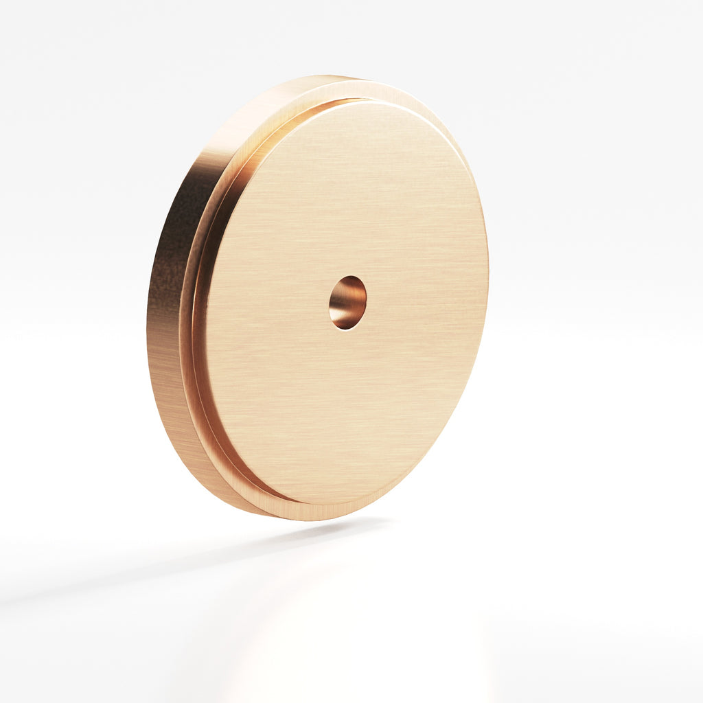 Colonial Bronze Series 9621 1.5" Round Stepped Backplate Satin Bronze / 1.5"