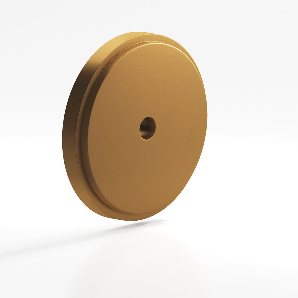 Colonial Bronze Series 9622 1.75" Round Stepped Backplate Matte Light Statuary Bronze / 1.75"