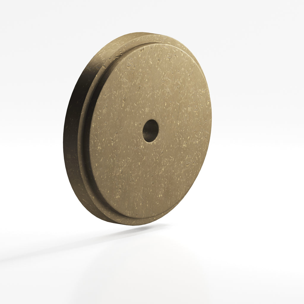 Colonial Bronze Series 9621 1.5" Round Stepped Backplate Distressed Oil Rubbed Bronze / 1.5"