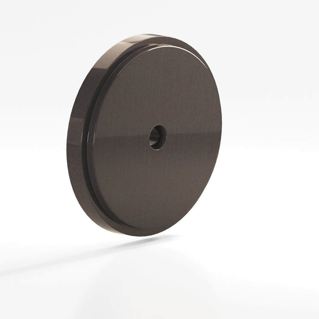 Colonial Bronze Series 9622 1.75" Round Stepped Backplate Dark Statuary Bronze / 1.75"