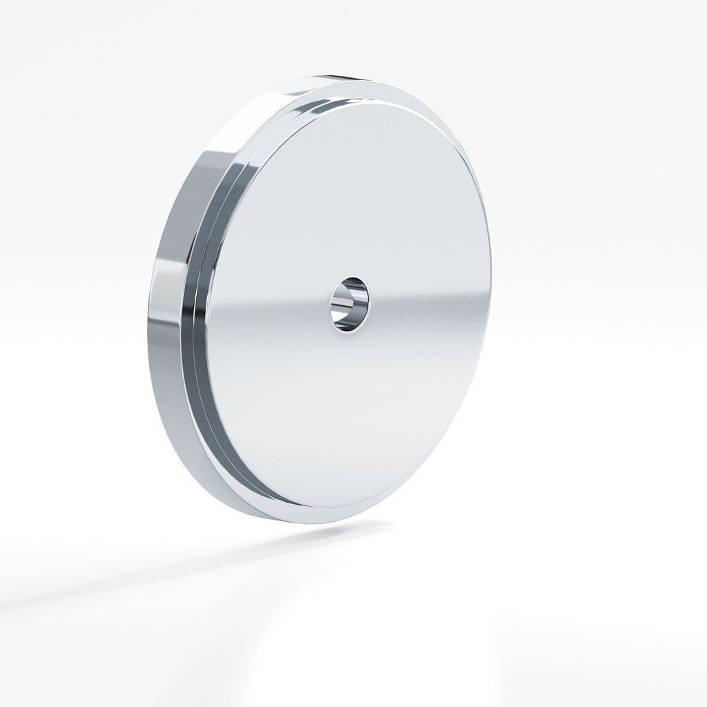 Colonial Bronze Series 9621 1.5" Round Stepped Backplate Polished Chrome / 1.5"