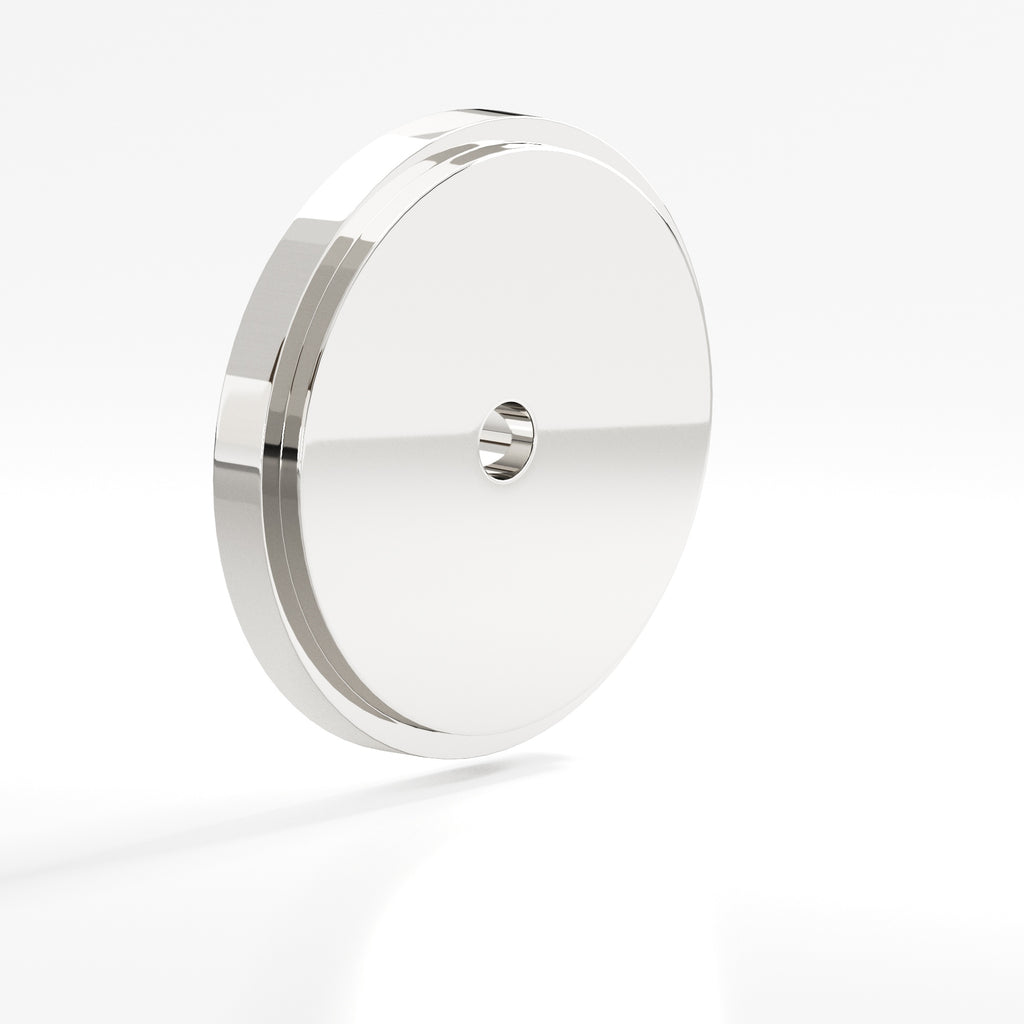Colonial Bronze Series 9621 1.5" Round Stepped Backplate Polished Nickel / 1.5"