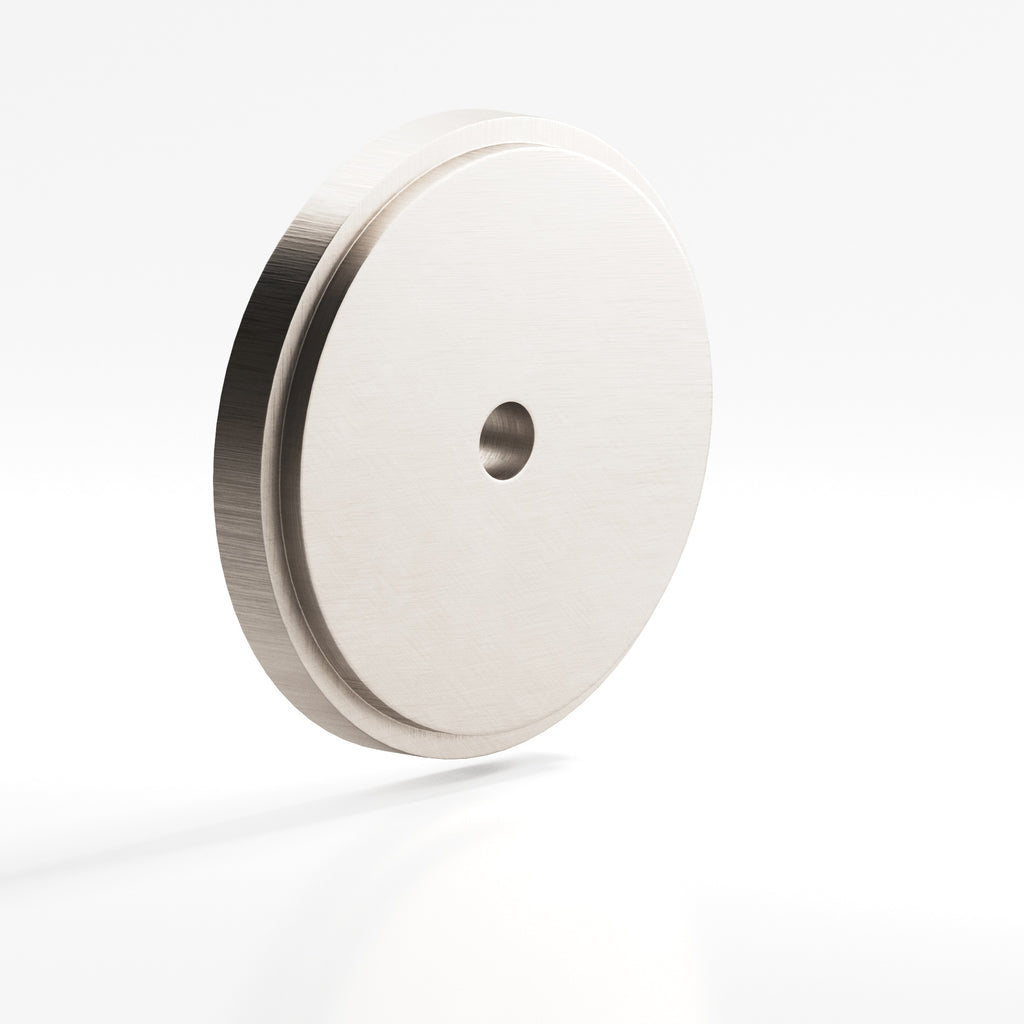 Colonial Bronze Series 9621 1.5" Round Stepped Backplate Matte Satin Nickel / 1.5"