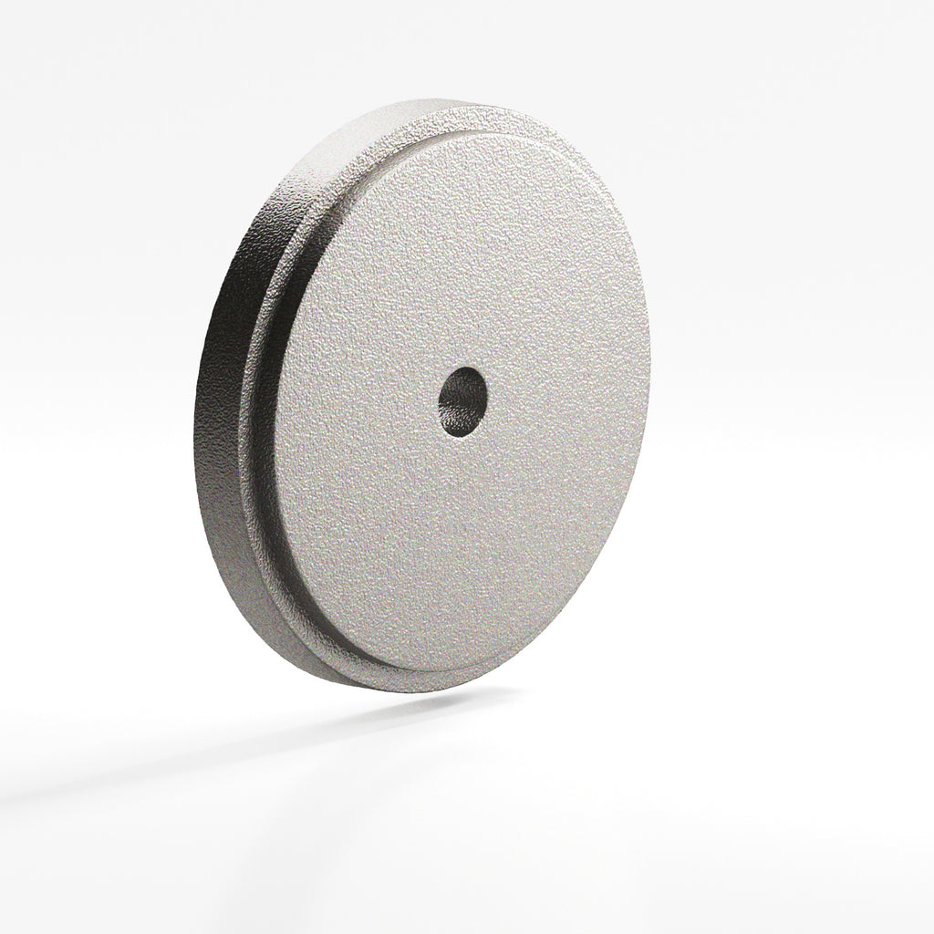 Colonial Bronze Series 9622 1.75" Round Stepped Backplate Frost Nickel™ / 1.75"