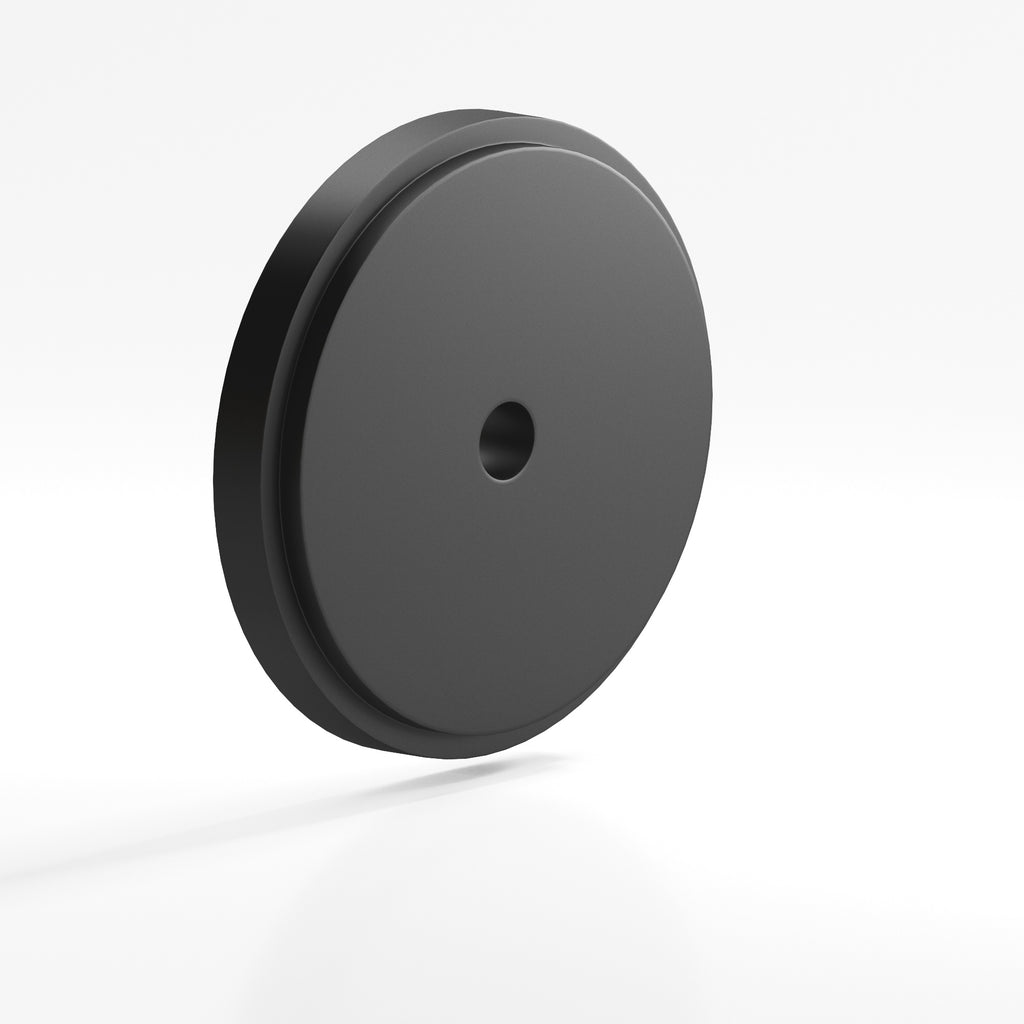 Colonial Bronze Series 9621 1.5" Round Stepped Backplate Matte Graphite / 1.5"