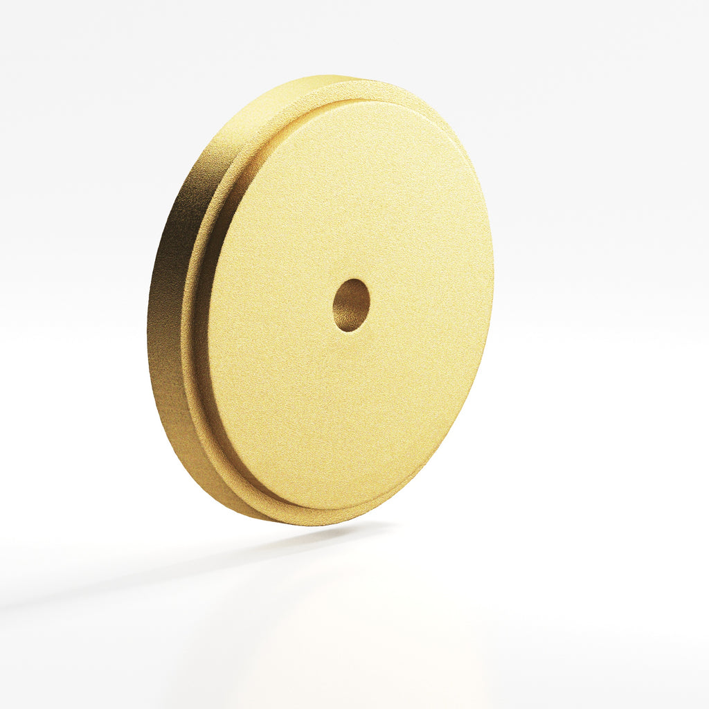 Colonial Bronze Series 9622 1.75" Round Stepped Backplate Frost Brass™ / 1.75"