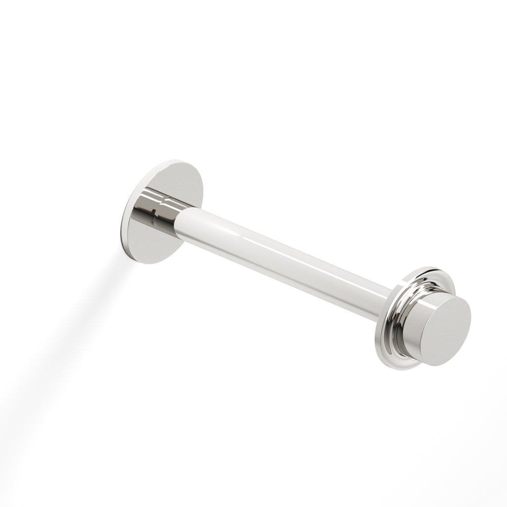 Colonial Bronze Series Er110 11" Garment Rod With 110 Knob Top Polished Nickel / 11"