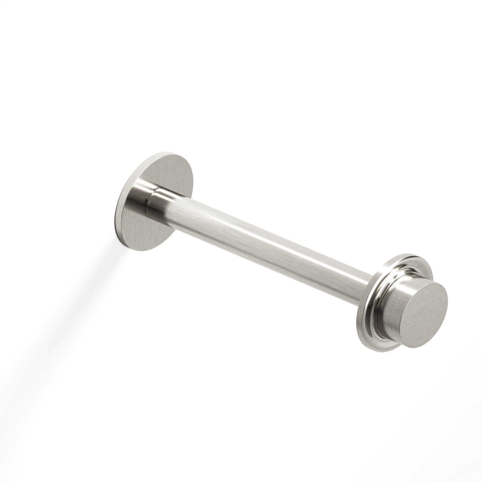 Colonial Bronze Series Er110 11" Garment Rod With 110 Knob Top Satin Nickel / 11"