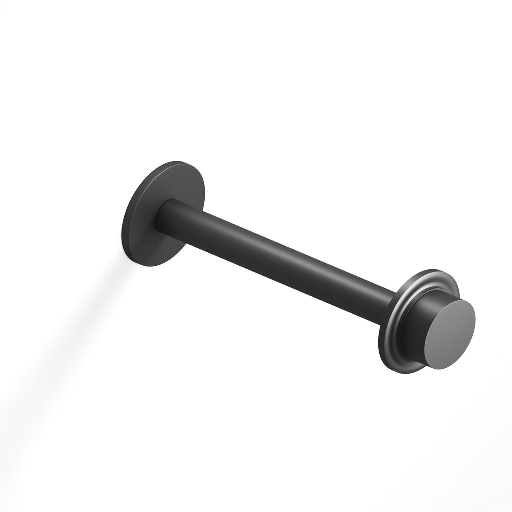 Colonial Bronze Series Er110 11" Garment Rod With 110 Knob Top Matte Graphite / 11"